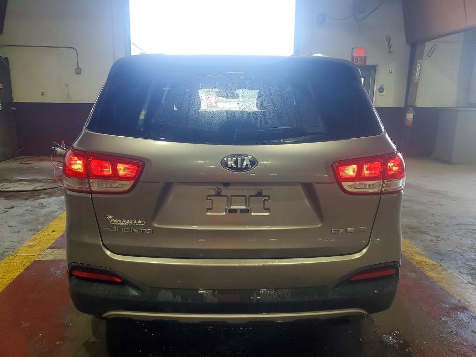 2016 Kia Sorento VIN 5XYPH4A17GG010244 COPART salvage auction — REAR END, FL - CERTIFICATE OF TITLE, sold $325 on 2026-07-28 (photo 6)