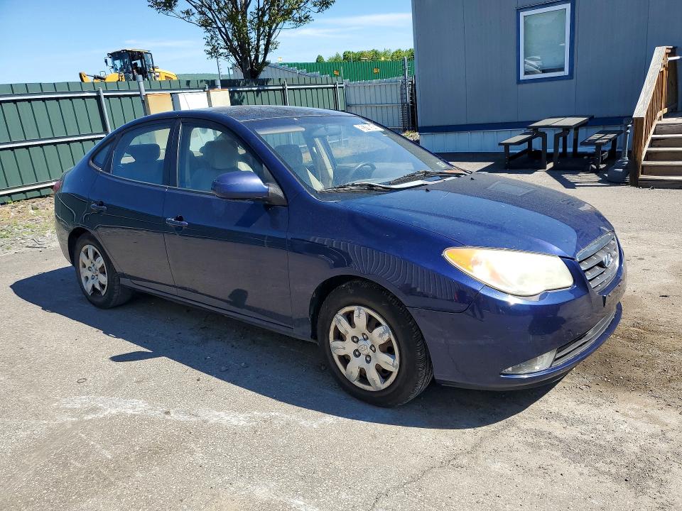 2007 Hyundai Elantra VIN KMHDU46D57U023571 COPART salvage auction — FRONT END, PA - CERT OF TITLE, sold $750 on 2026-07-29 (photo 4)