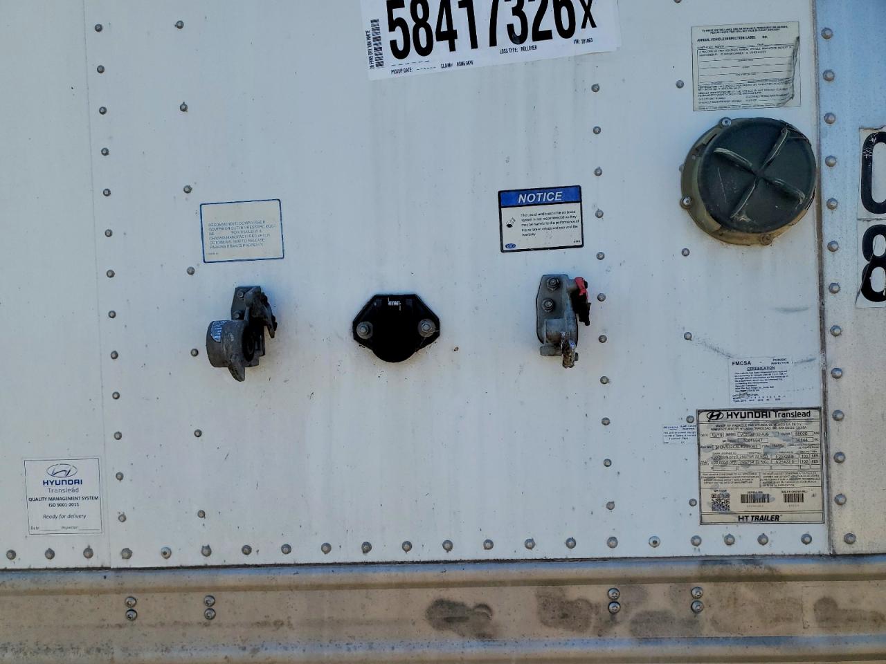 2020 F9w5 VIN 3H3V532C5LT201063 COPART salvage auction — Rollover, CA - SALVAGE CERTIFICATE, sold $4,850 on 2026-07-08 (photo 8)
