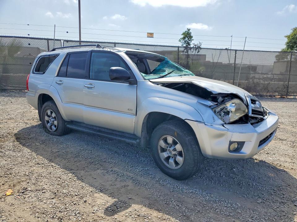 2007 Toyota 4runner VIN JTEZU14R970085551 COPART salvage auction — ROLLOVER, Ca - Salvage Certificate, sold $2,450 on 2026-07-31 (photo 4)
