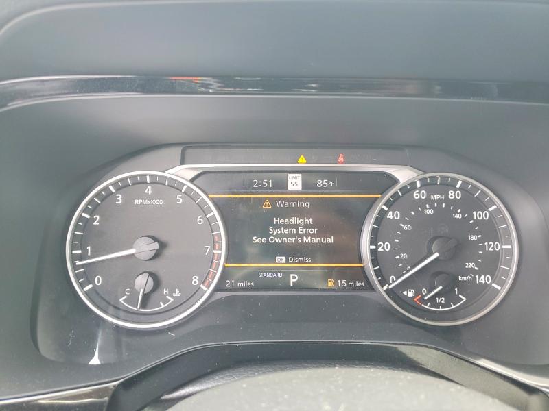 2025 Nissan Pathfinder VIN 5N1DR3CAXSC243552 COPART salvage auction — FRONT END, Mi - Cert Of Title-Salvage Vehicle, sold $8,200 on 2026-07-29 (photo 9)