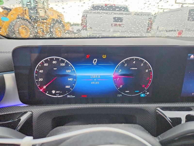 2025 Mercedes-benz Cla-class VIN W1K5J4HB9SN509306 COPART salvage auction — FRONT END, Mo - Certificate Of Title, sold $20,400 on 2026-07-06 (photo 9)