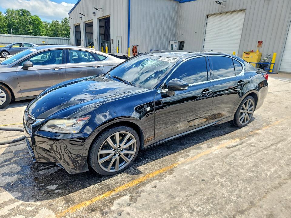 2013 Lexus Gs VIN JTHCE1BL1D5015657 COPART salvage auction — HAIL, Mo - Salvage Certificate Of Title, sold $7,200 on 2026-07-08 (photo 1)