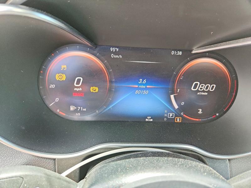 2022 Mercedes-benz VIN W1N0G8DB3NV375518 COPART salvage auction — MINOR DENT/SCRATCHES, Fl - Certificate Of Title, sold $21,200 on 2026-07-16 (photo 9)