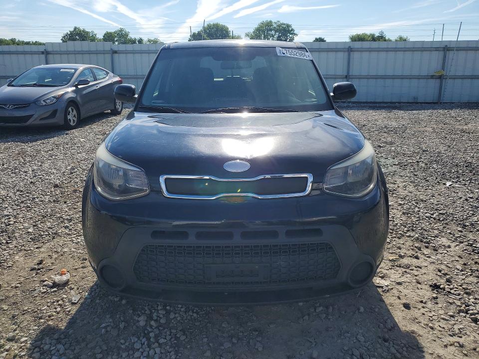 2014 Kia Soul VIN KNDJN2A22E7002199 COPART salvage auction — FRONT END, Oh - Certificate Of Title, sold $600 on 2026-07-15 (photo 5)