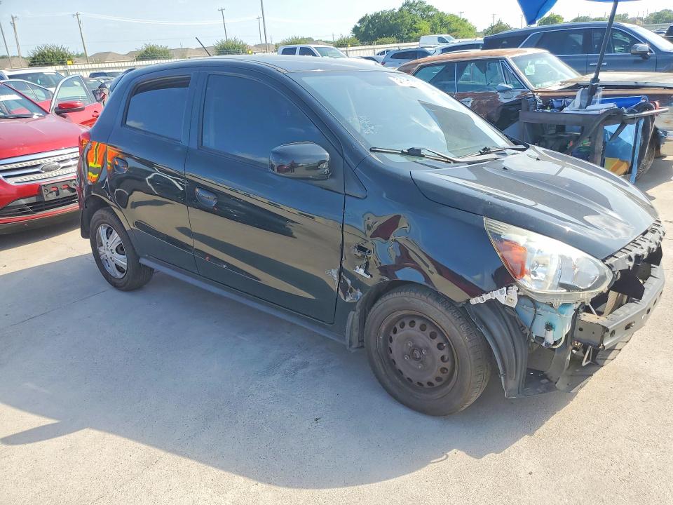 2020 Mitsubishi Mirage VIN ML32A3HJ3LH006095 COPART salvage auction — FRONT END, Tx - Certificate Of Title (P), sold $1,150 on 2026-07-09 (photo 4)