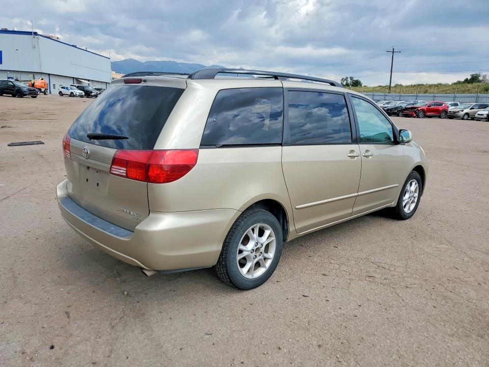 2005 Toyota Sienna VIN 5TDBA22C55S036134 COPART salvage auction — REAR END, Co - Dis/Dlr/Exp Only Clean Title, sold $1,150 on 2026-07-13 (photo 3)