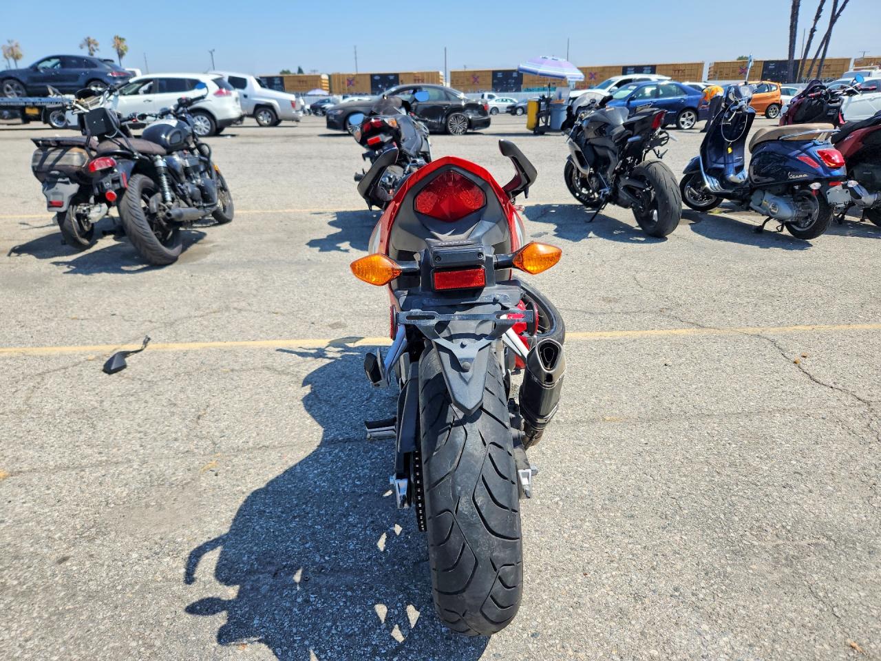 2015 Honda CB500 VIN MLHPC4513F5200006 COPART salvage auction — Front End, CA - SALVAGE CERTIFICATE, sold $425 on 2026-07-02 (photo 4)