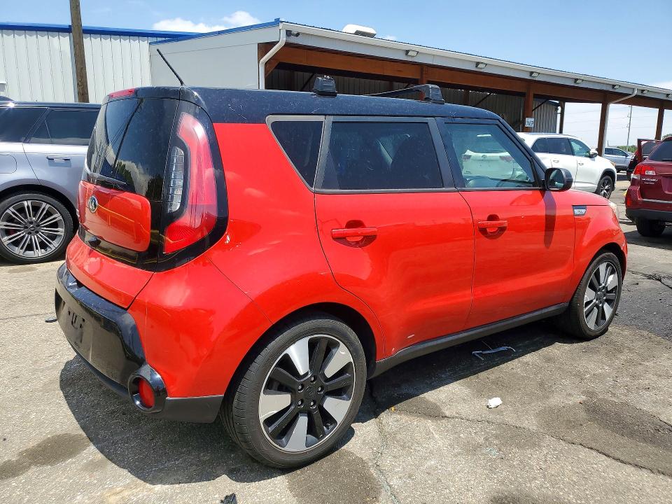 2016 Kia Soul VIN KNDJP3A58G7358332 COPART salvage auction — HAIL, Co - Dis/Dlr/Exp Only Clean Title, sold $275 on 2026-07-23 (photo 3)