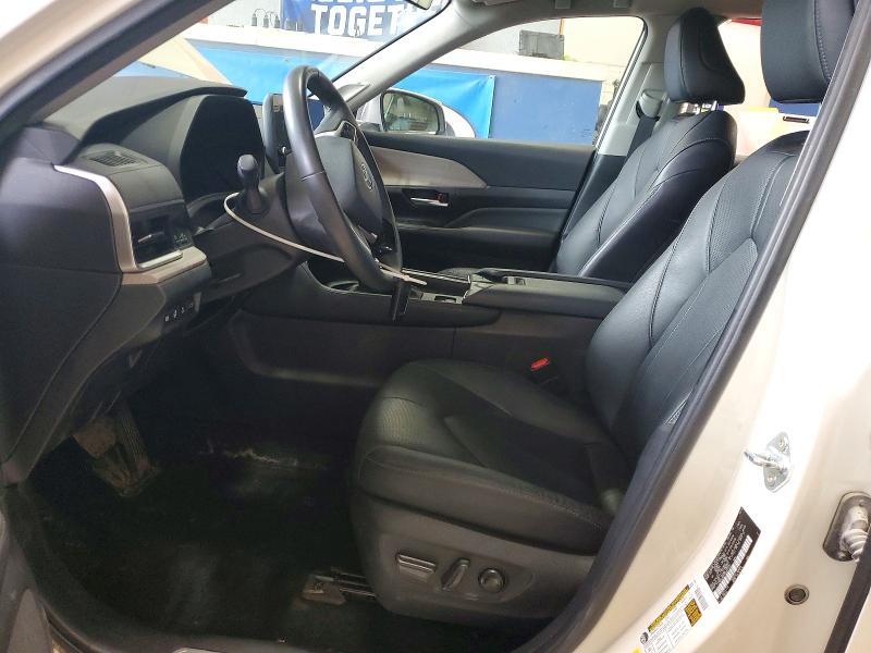 2024 Toyota Highlander VIN 5TDACAB57RS017317 COPART salvage auction — VANDALISM, MI - CERTIFICATE OF TITLE, sold $30,500 on 2026-07-09 (photo 7)