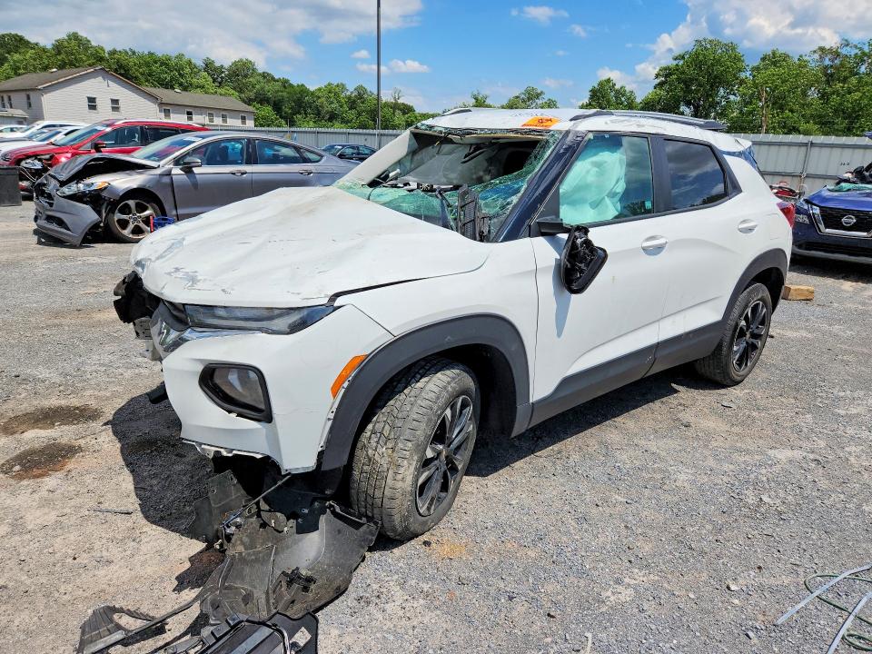 2022 Chevrolet Trailblazer VIN KL79MRSLXNB144221 COPART salvage auction — ALL OVER, PA - CERTIFICATE OF SALVAGE, sold $625 on 2026-07-20 (photo 1)