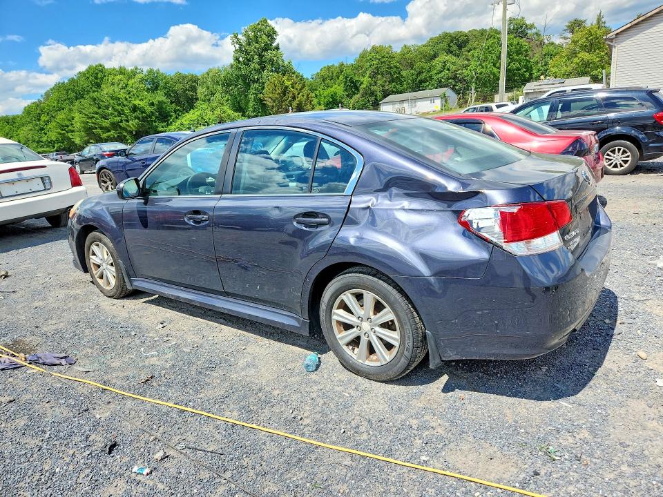 2012 Subaru VIN 4S3BMBA69C3036543 COPART salvage auction — SIDE, PA - CERTIFICATE OF SALVAGE, sold $375 on 2026-07-02 (photo 2)