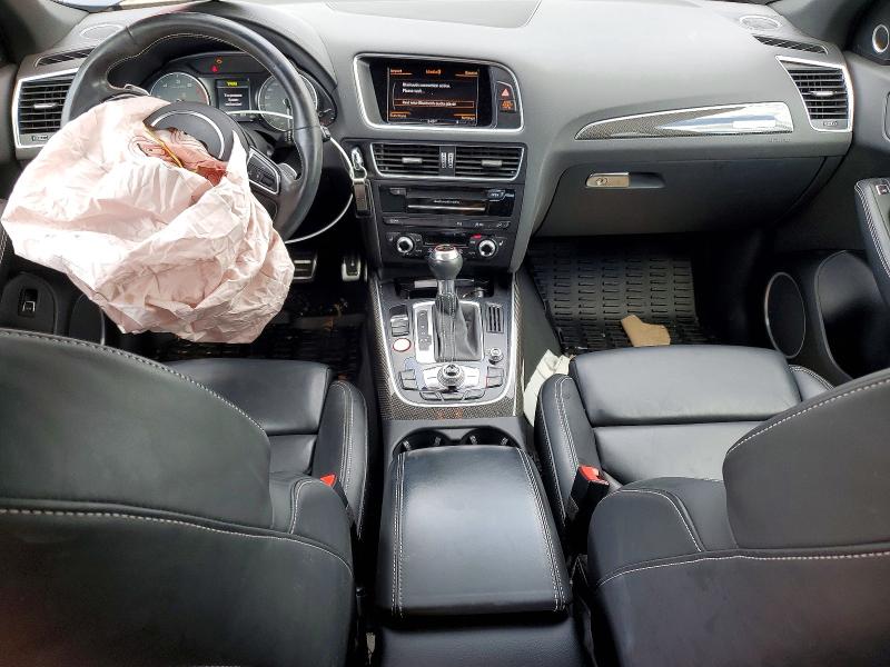 2017 Audi Sq5 VIN WA1CCAFP5HA002132 COPART salvage auction — FRONT END, Or - Salvage Title Certificate, sold $2,500 on 2026-07-29 (photo 8)