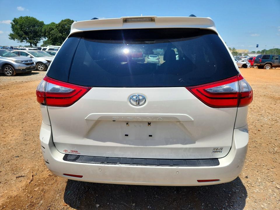 2020 Toyota Sienna VIN 5TDDZ3DC3LS238360 COPART salvage auction — FRONT END, Tn - Salvage Certificate, sold $1,900 on 2026-07-22 (photo 6)