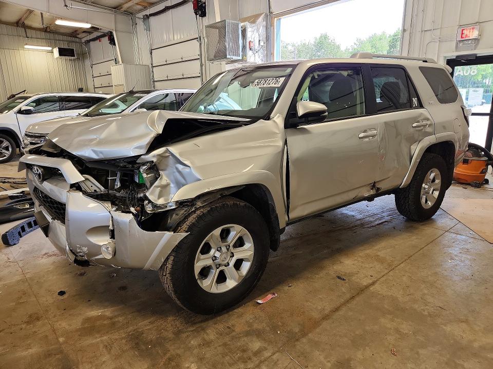 2017 Toyota 4runner VIN JTEBU5JR1H5455201 COPART salvage auction — FRONT END, MN - CERT OF TITLE-PRIOR SALVAGE, sold $325 on 2026-07-21 (photo 1)