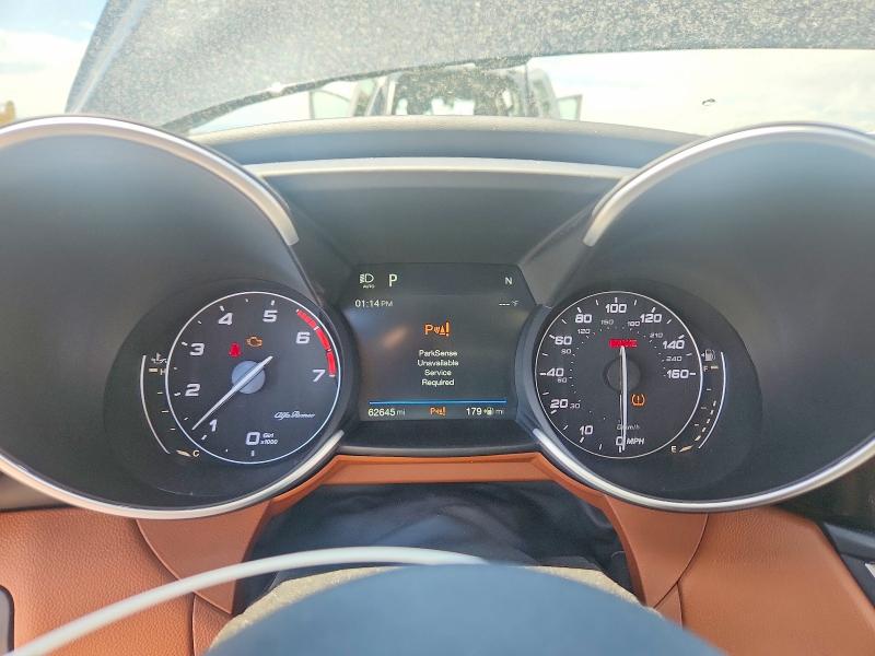 2018 Alfa romeo Giulia VIN ZARFAEEN1J7570838 COPART salvage auction — FRONT END, Co - Salvage Title, sold $6,800 on 2026-07-02 (photo 9)