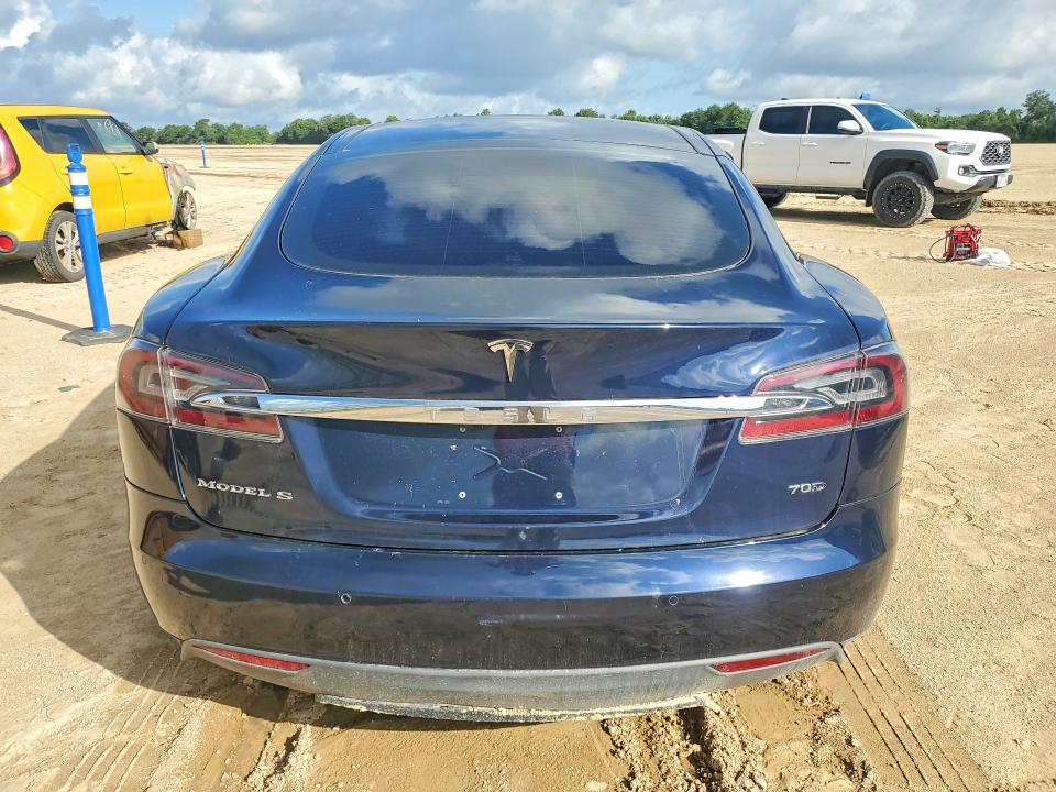 2015 Tesla Model s VIN 5YJSA1S28FF085125 COPART salvage auction — FRONT END, La - Permit To Sell-Salvage Vehicle, sold $3,850 on 2026-07-13 (photo 6)