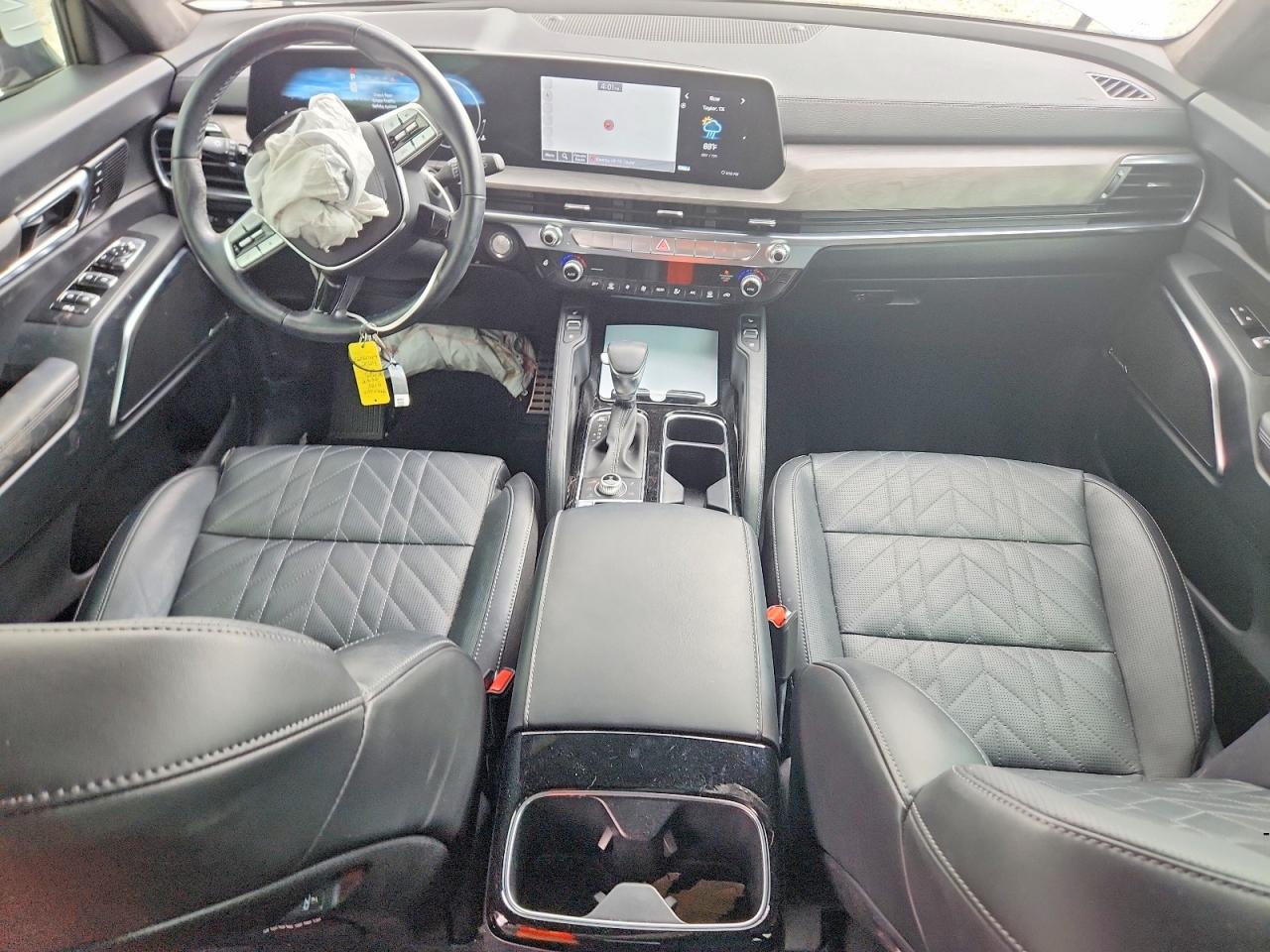 2024 Kia Telluride VIN 5XYP5DGC4RG543818 COPART salvage auction — Front End, TX - SALVAGE VEHICLE TITLE, sold $13,900 on 2026-07-09 (photo 8)