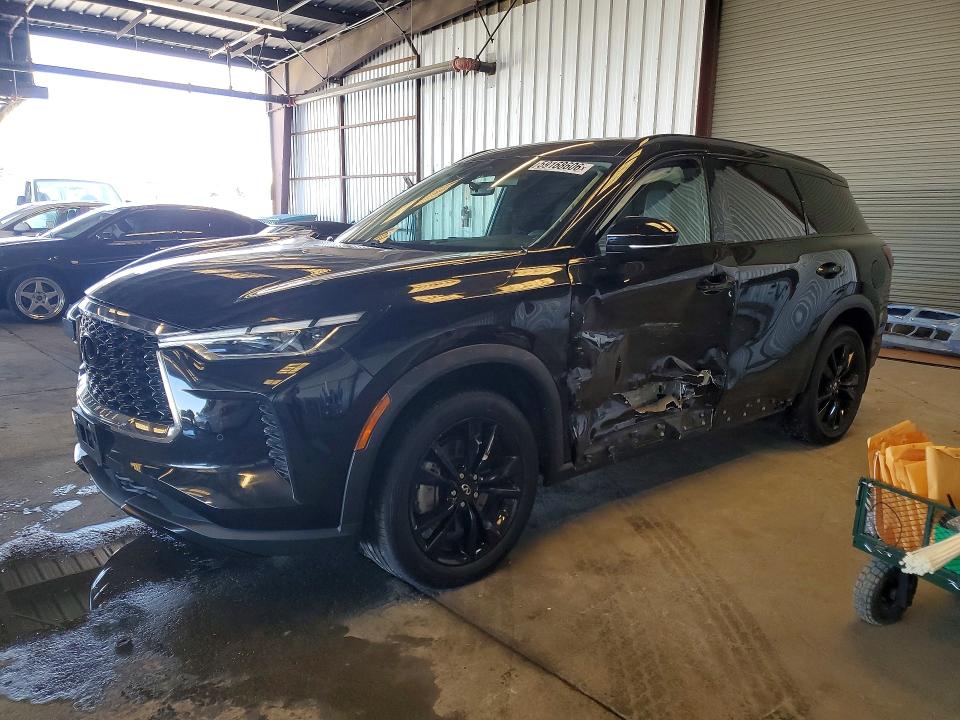 2023 Infiniti Qx60 VIN 5N1DL1FS7PC366162 COPART salvage auction — FRONT END, CA - SALVAGE CERTIFICATE, sold $10,300 on 2026-07-23 (photo 1)
