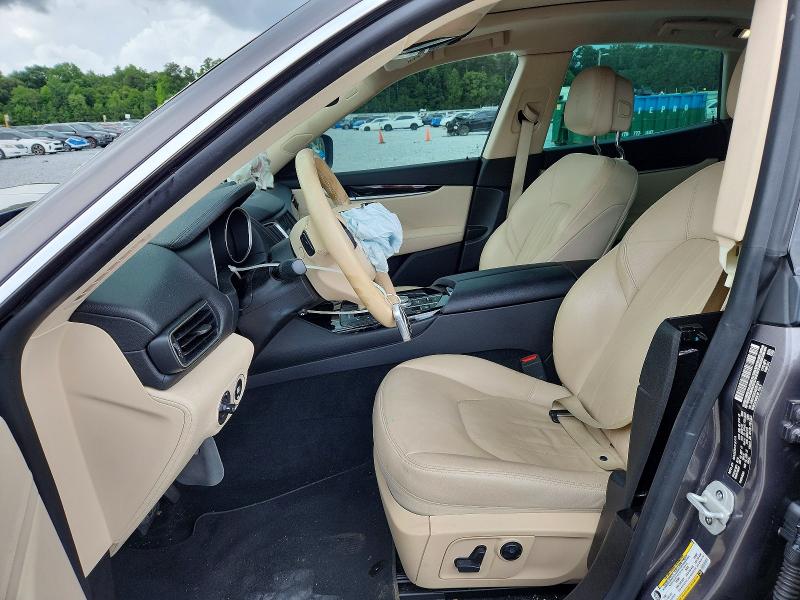 2018 Maserati Levante VIN ZN661XUAXJX297241 COPART salvage auction — FRONT END, Ga - Certificate Of Title, sold $4,500 on 2026-07-09 (photo 7)
