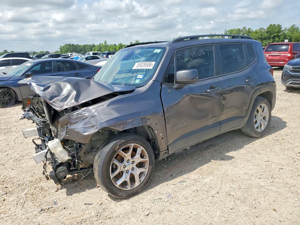 2018 Jeep VIN ZACCJABB2JPG79988 COPART salvage auction — FRONT END, Tx - Salvage Vehicle Title, sold $650 on 2026-08-04 (photo 1)