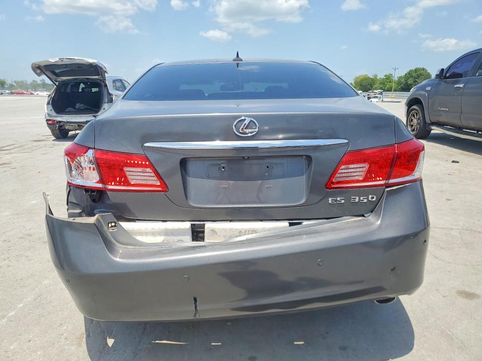 2012 Lexus ES VIN JTHBK1EG5C2510625 COPART salvage auction — REAR END, Sc - Cert Of Title-Salvage, sold $2,800 on 2026-07-06 (photo 6)