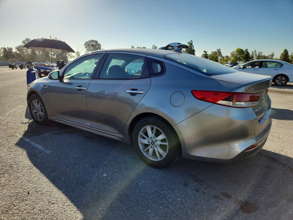 2016 Kia Optima VIN 5XXGT4L36GG072333 COPART salvage auction — FRONT END, Ca - Salvage Certificate, sold $1,250 on 2026-07-28 (photo 2)