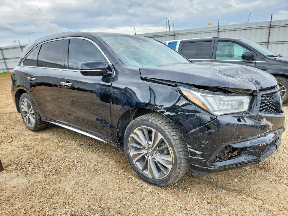 2017 Acura Mdx VIN 5FRYD4H88HB504736 COPART salvage auction — FRONT END, Ab - Bos - Salvage, sold $7,200 on 2026-07-02 (photo 4)