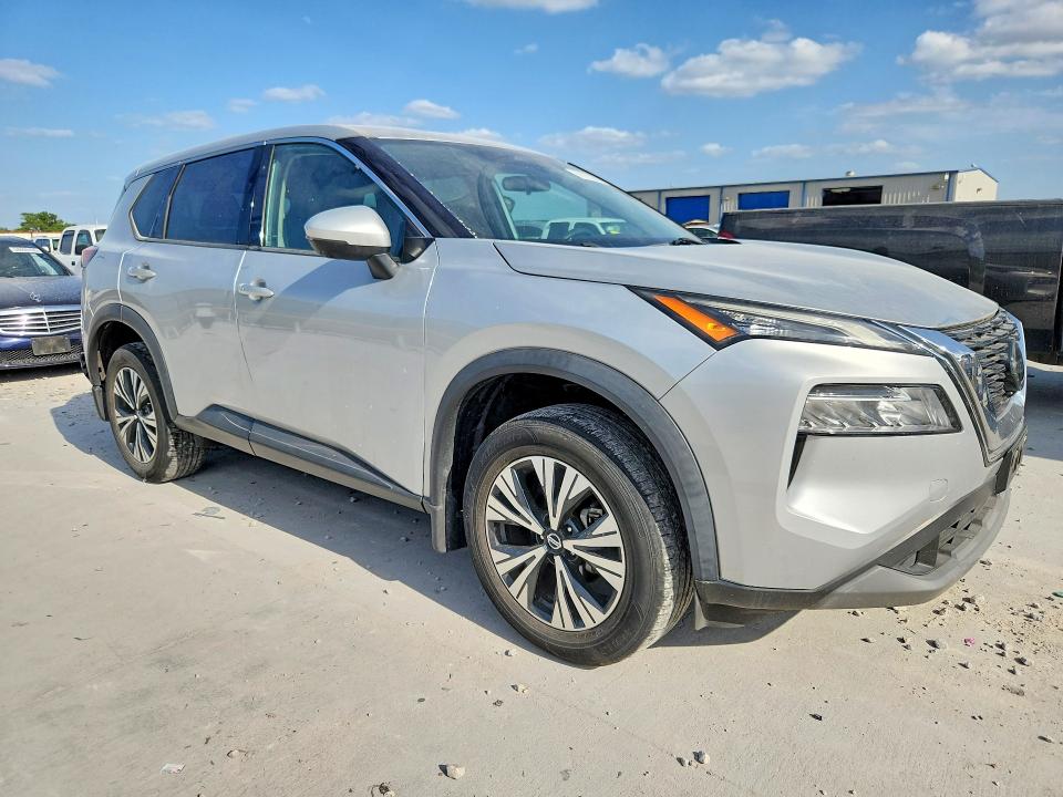 2021 Nissan Rogue VIN 5N1AT3BA7MC759750 COPART salvage auction — REAR END, Tx - Salvage Vehicle Title, sold $6,200 on 2026-07-02 (photo 4)