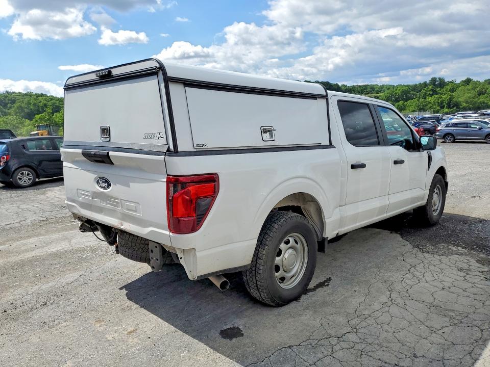 2024 Ford F-150 lightning VIN 1FTEW1K53RKD68368 COPART salvage auction — REAR END, Pa - Certificate Of Salvage, sold $8,500 on 2026-07-31 (photo 3)