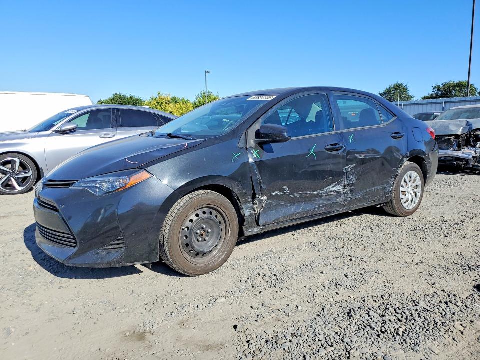 2017 Toyota Corolla VIN 5YFBURHE9HP646253 COPART salvage auction — SIDE, CA - SALVAGE CERTIFICATE, sold $3,950 on 2026-07-09 (photo 1)