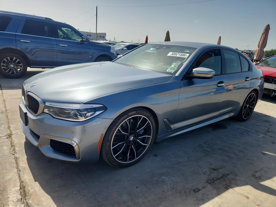 2018 BMW M5 VIN WBAJB9C5XJB035786 COPART salvage auction — NORMAL WEAR, Tx - Certificate Of Title, sold $12,800 on 2026-07-27 (photo 1)