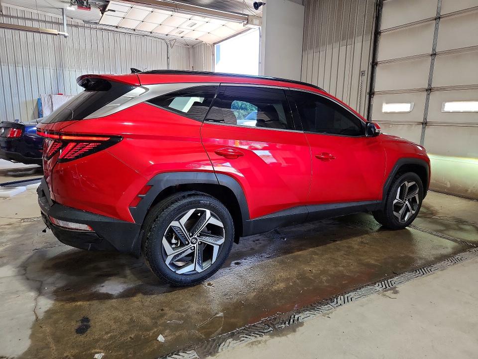 2022 Hyundai Tucson VIN 5NMJECAE8NH084254 COPART salvage auction — REAR END, Pa - Certificate Of Salvage, sold $10,800 on 2026-07-06 (photo 3)