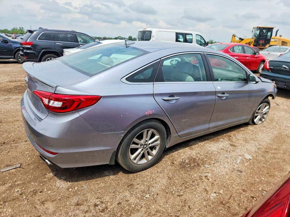 2015 Hyundai VIN 5NPE24AF1FH180529 COPART salvage auction — FRONT END, Il - Salvage Certificate, sold $950 on 2026-07-09 (photo 3)