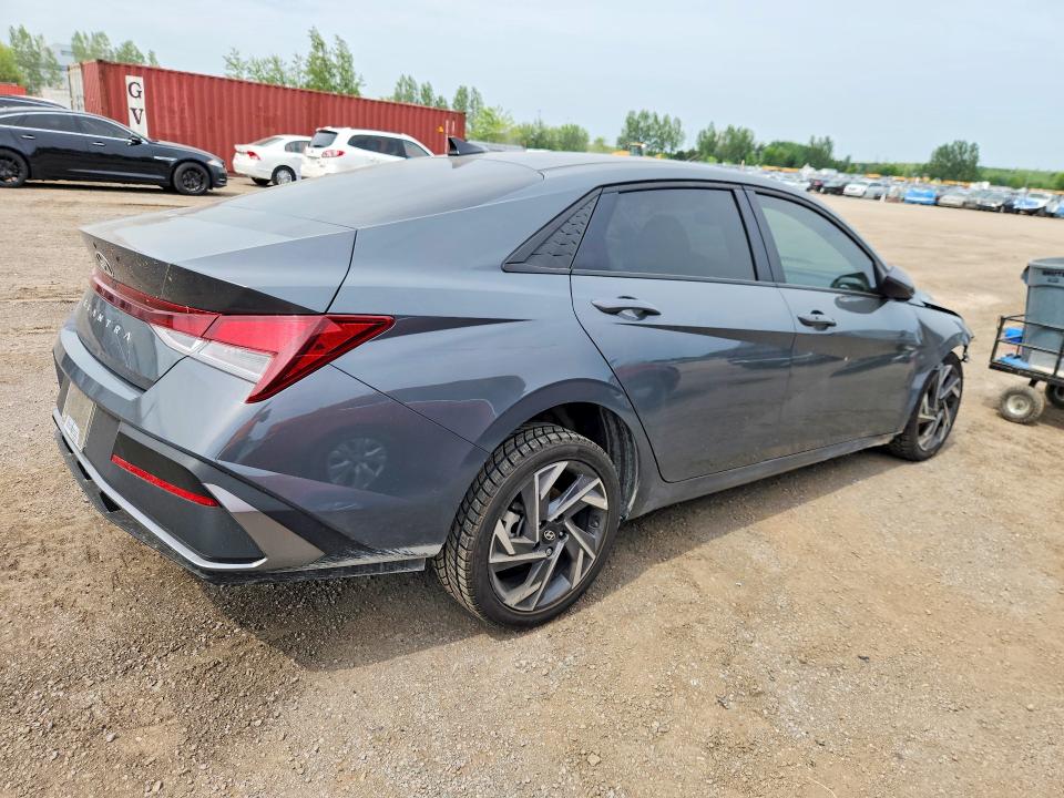 2025 Hyundai Elantra VIN KMHLM4DG8SU966989 COPART salvage auction — FRONT END, On - Permit Salvage, sold $4,250 on 2026-07-16 (photo 3)