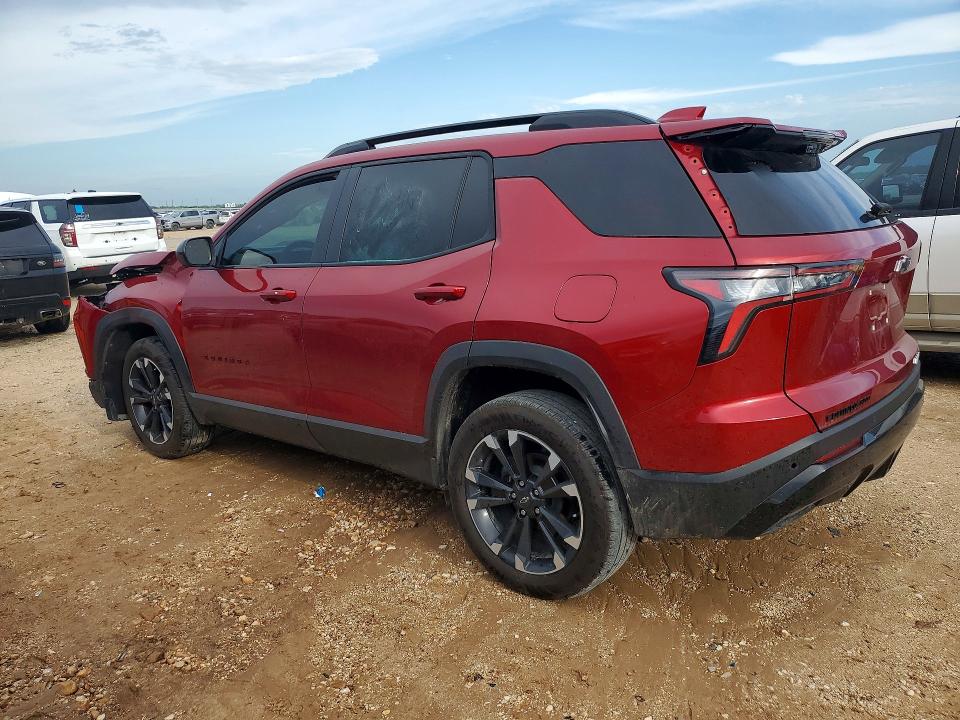 2025 Chevrolet Equinox VIN 3GNAXTEG7SL108166 COPART salvage auction — FRONT END, Tx - Salvage Vehicle Title (P), sold $10,500 on 2026-07-02 (photo 2)