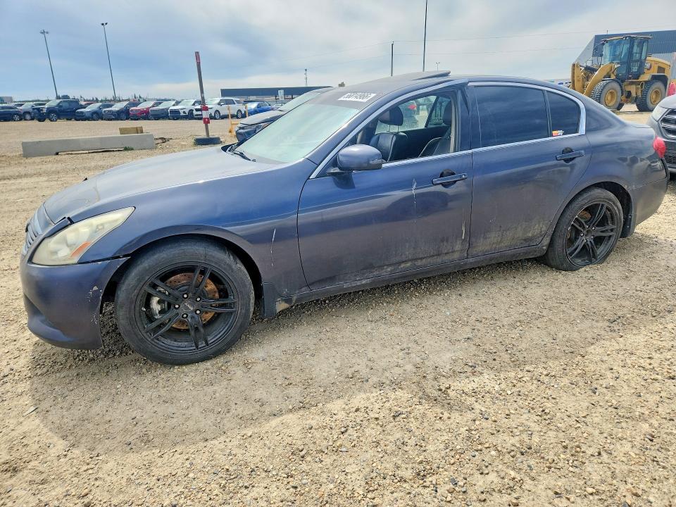 2008 Infiniti G35 VIN JNKBV61FX8M252051 COPART salvage auction — FRONT END, Ab - Bos - Salvage, sold $1,300 on 2026-07-09 (photo 1)