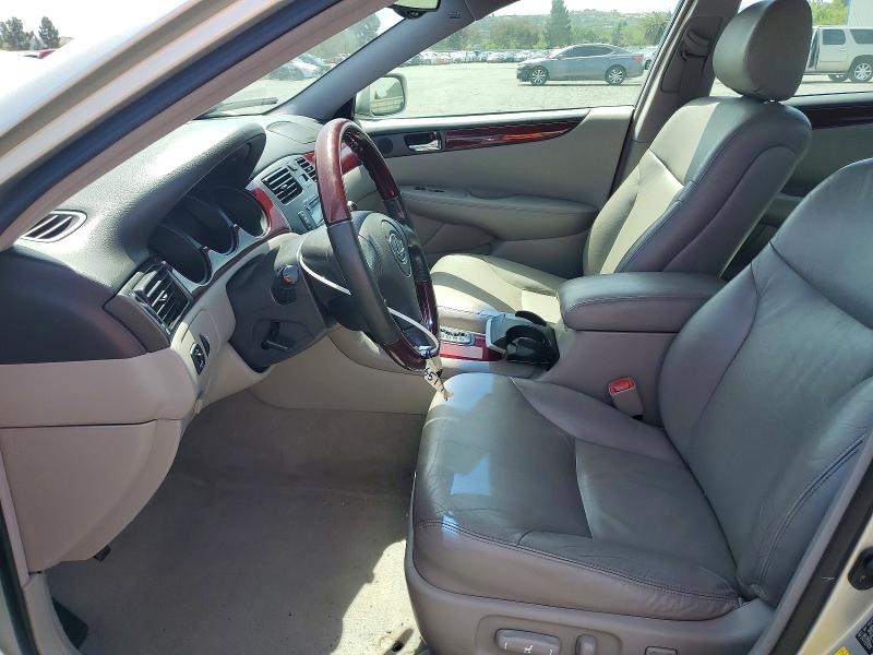 2004 Lexus Es 330 VIN JTHBA30GX45003998 COPART salvage auction — FRONT END, Ca - Salvage Certificate, sold $325 on 2026-07-06 (photo 7)