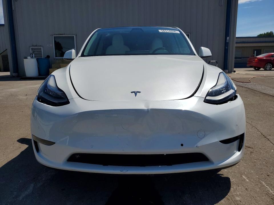2021 Tesla VIN 5YJYGAEEXMF298637 COPART salvage auction — FRONT END, TN - SALVAGE CERTIFICATE, sold $10,500 on 2026-07-27 (photo 5)