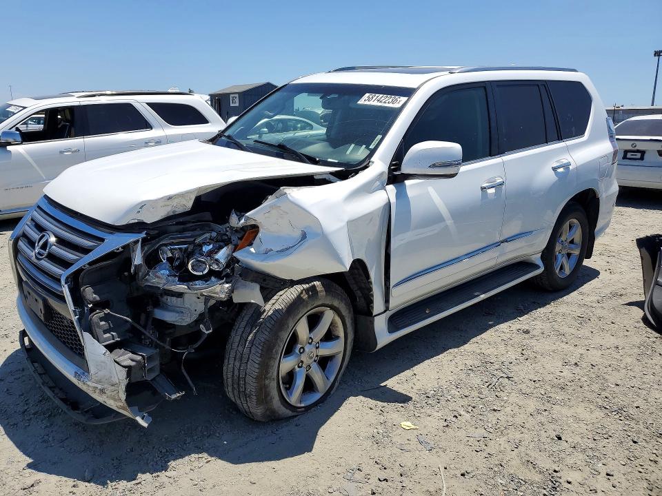 2018 Lexus Gx VIN JTJBM7FX9J5183345 COPART salvage auction — FRONT END, Ca - Salvage Certificate, sold $12,100 on 2026-07-07 (photo 1)