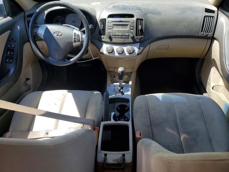 2008 Hyundai Elantra VIN KMHDU46D98U486637 COPART salvage auction — REAR END, NJ - CERT OF TITLE-SALVAGE (P), sold $400 on 2026-07-13 (photo 8)