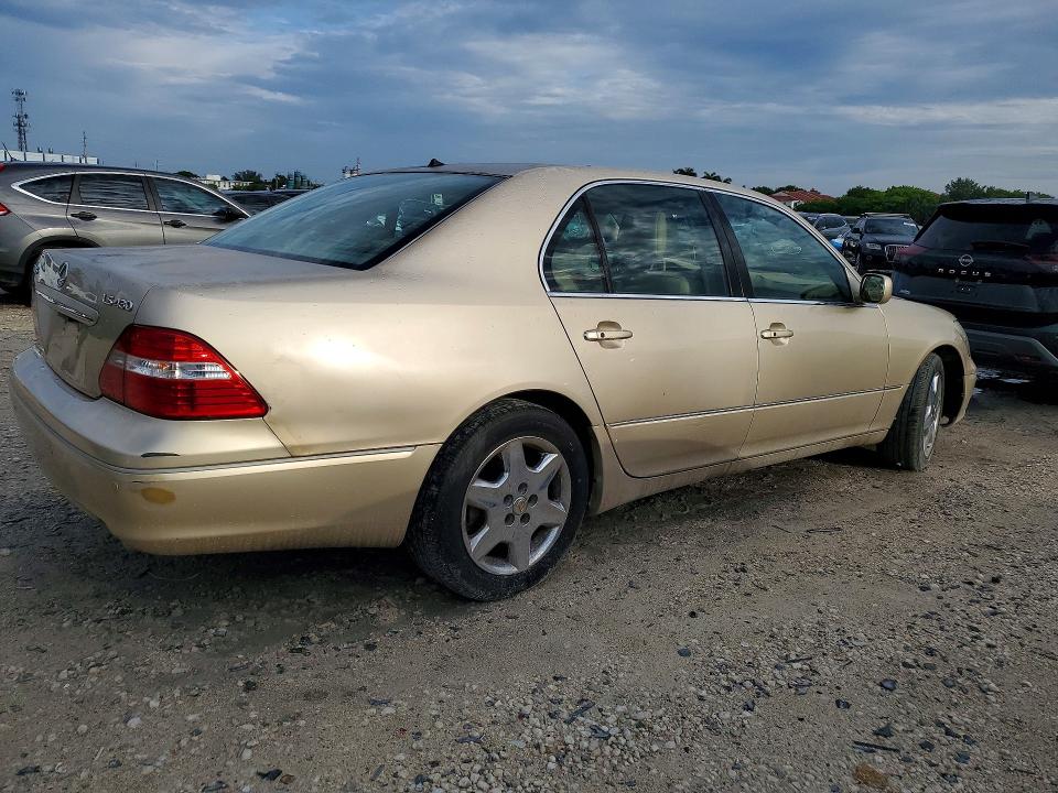 2004 Lexus Ls 430 VIN JTHBN36F640142591 COPART salvage auction — FRONT END, Fl - Certificate Of Title, sold $2,300 on 2026-07-31 (photo 3)