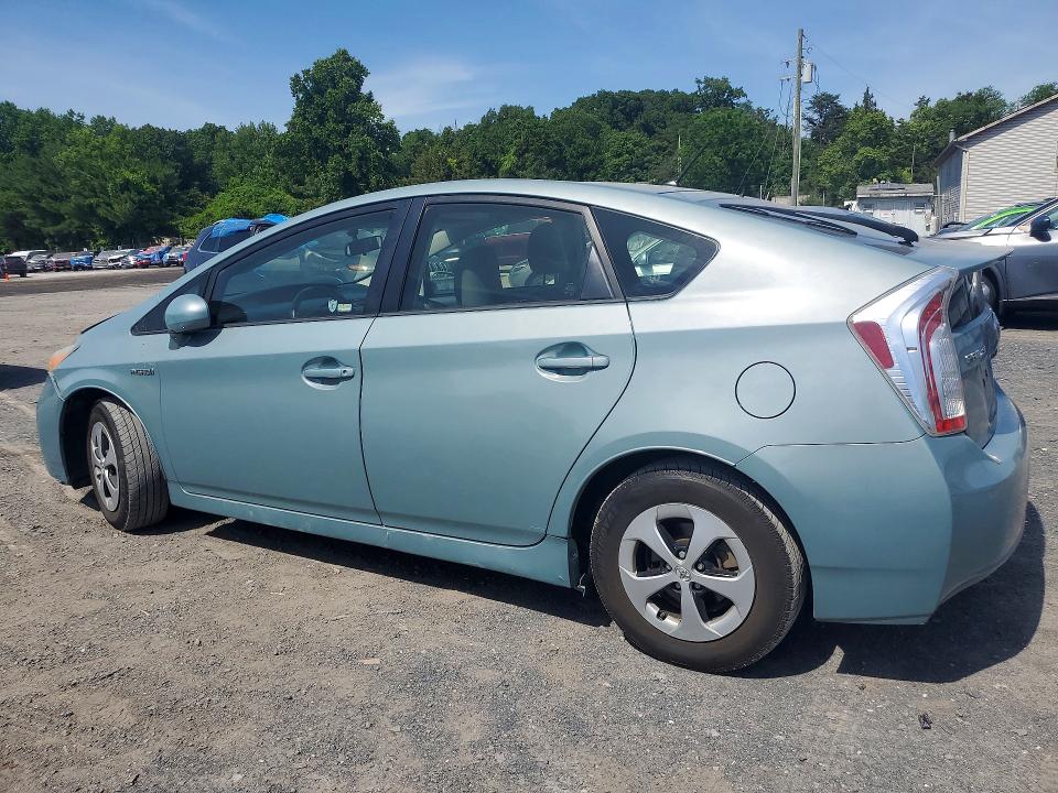2014 Toyota Prius VIN JTDKN3DU6E1772075 COPART salvage auction — FRONT END, PA - CERTIFICATE OF SALVAGE, sold $900 on 2026-07-23 (photo 2)