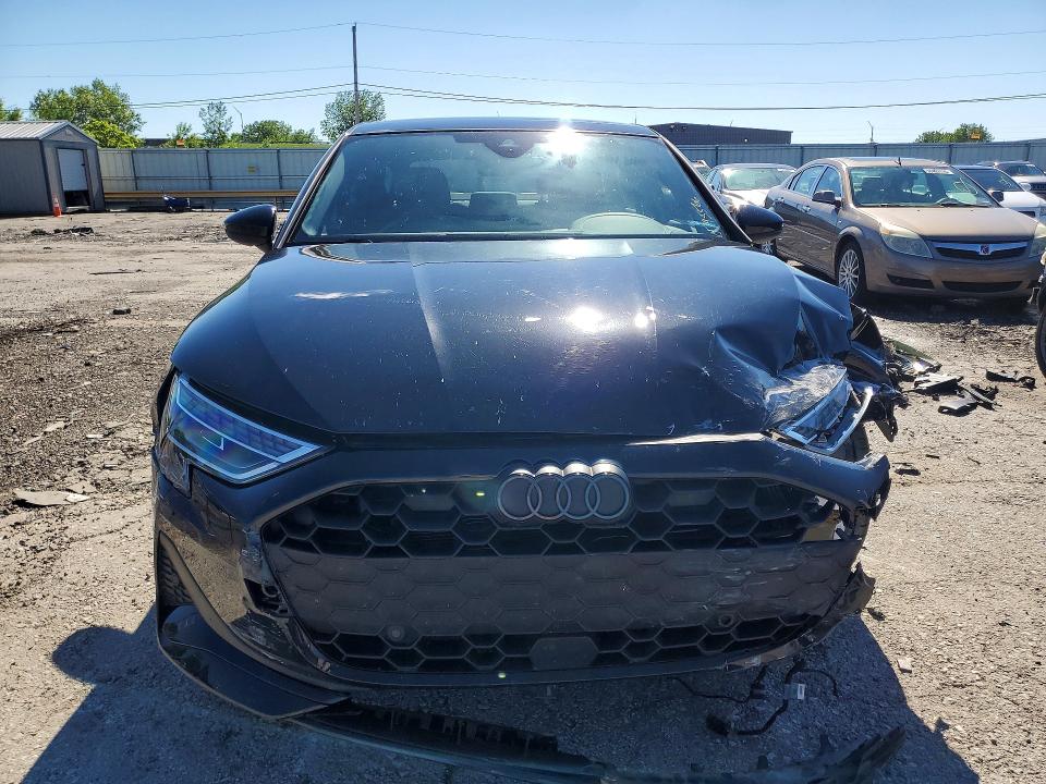 2025 Audi A3 VIN WAUHUDGY6SA074253 COPART salvage auction — FRONT END, In - Cert Of Title-Salvage Title, sold $8,100 on 2026-07-27 (photo 5)