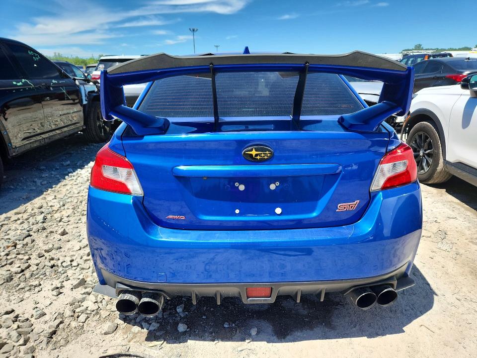 2017 Subaru Wrx VIN JF1VA2M66H9806287 COPART salvage auction — MINOR DENT/SCRATCHES, In - Certificate Of Title (P), sold $7,300 on 2026-07-27 (photo 6)