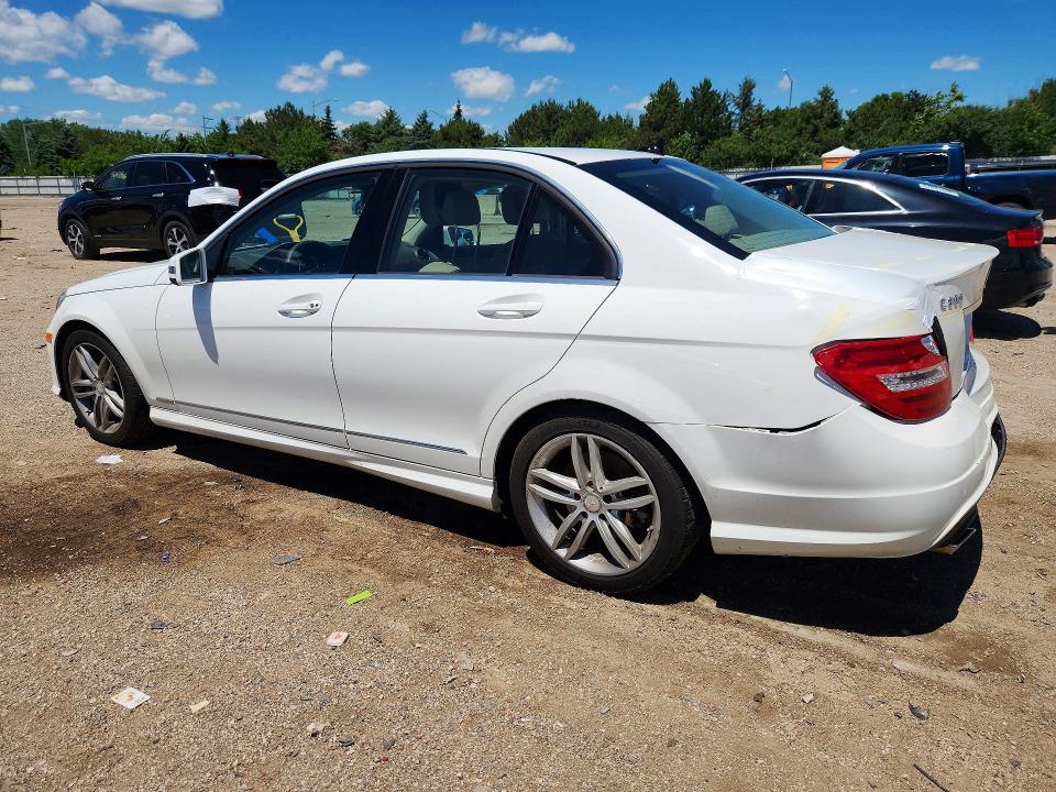 2014 Mercedes-benz C-klasse VIN WDDGF8AB1EA938429 COPART salvage auction — REAR END, Il - Salvage Certificate, sold $3,200 on 2026-07-21 (photo 2)