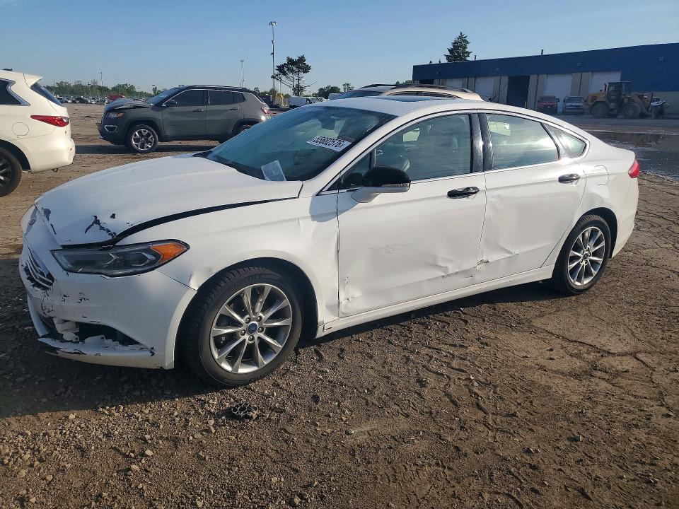2017 Ford Fusion VIN 3FA6P0HD1HR178143 COPART salvage auction — FRONT END, Oh - Certificate Of Title, sold $1,350 on 2026-07-28 (photo 1)