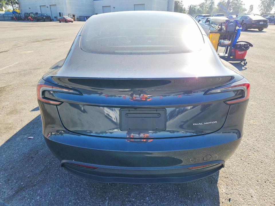 2024 Tesla Model 3 VIN 5YJ3E1EB5RF832382 COPART salvage auction — FRONT END, CA - SALVAGE CERTIFICATE, sold $6,300 on 2026-07-21 (photo 6)