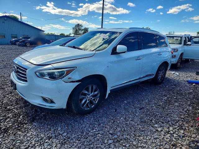 2015 Infiniti Qx60 VIN 5N1AL0MM2FC551414 COPART salvage auction — FRONT END, Il - Certificate Of Title, sold $575 on 2026-08-03 (photo 1)