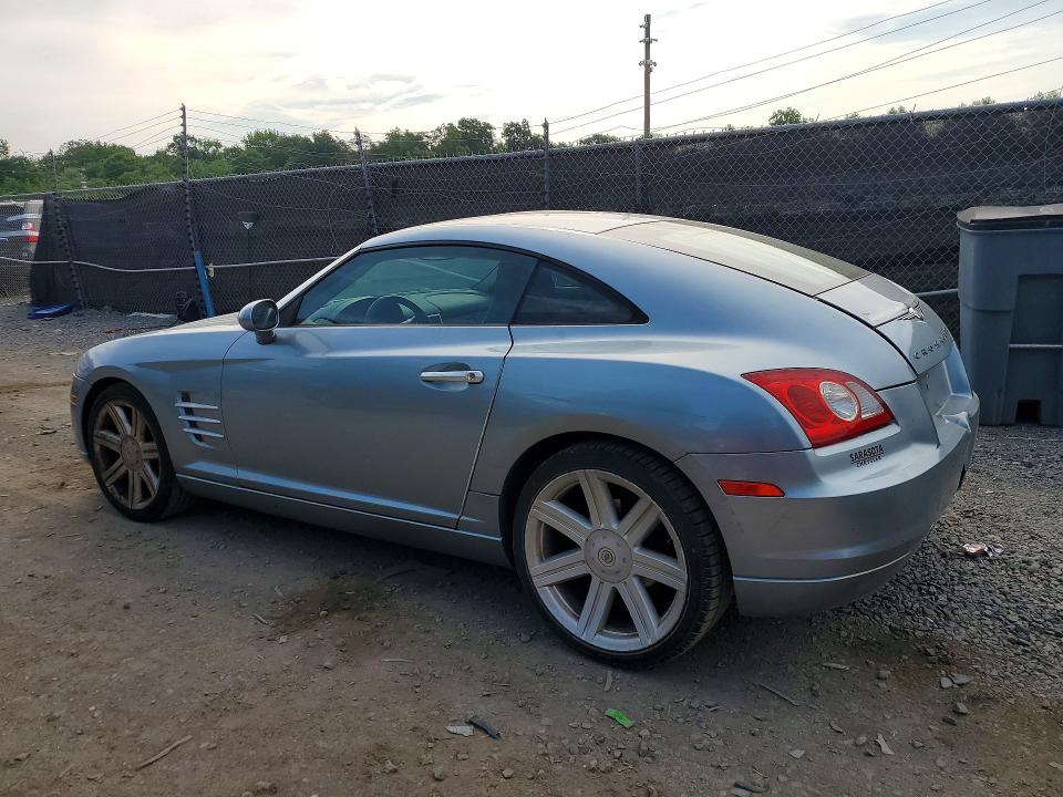 2005 Chrysler Crossfire VIN 1C3AN69L95X055944 COPART salvage auction — REAR END, Ct - Cert Of Title-Salvage, sold $525 on 2026-07-07 (photo 2)